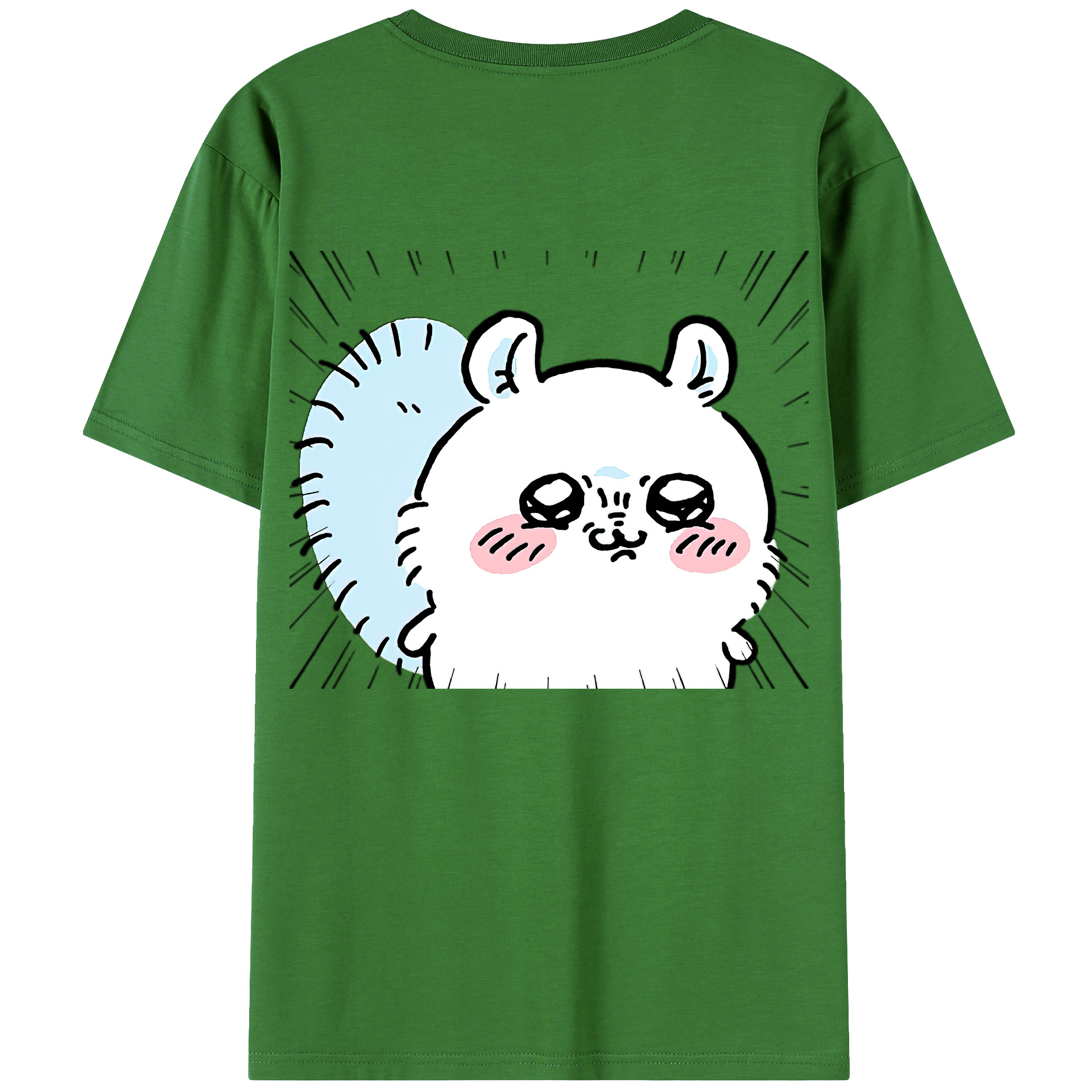 （画像用） ちいかわ モモンガ Chii-kawa Momonga レディース半袖Tシャツ(バックプリント)